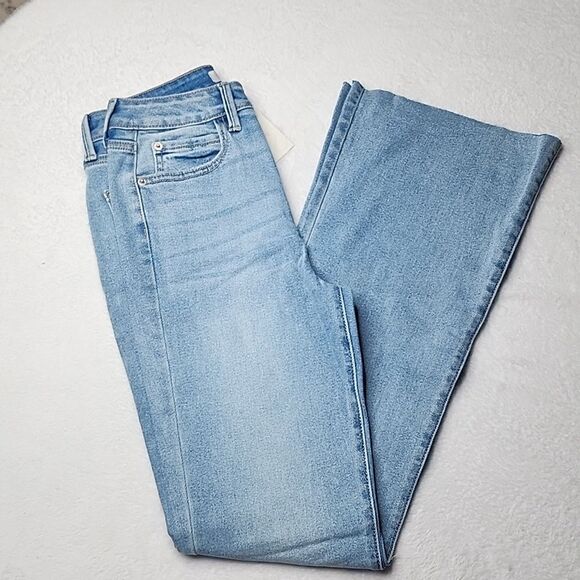 083 NWT Just USA Royalty High Rise Skinny Flare Jean Size 2 - Picture 3 of 8